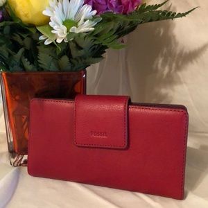 Fossil leather wallet